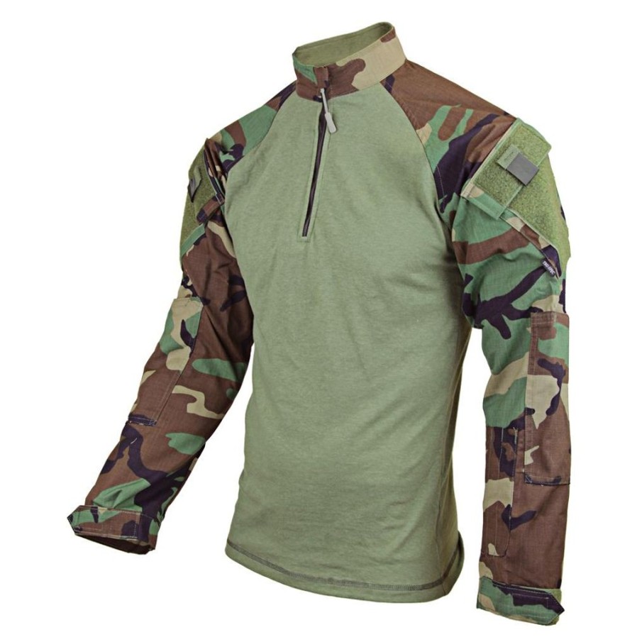 Clothing TRU-SPEC | Men'S Tru-Spec Nylon / Cotton 1/4 Zip Tactical Response Combat Shirt